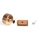 Polished Bronze Judd Cabinet Knob - 32mm (Square) | From The Anvil-Cabinet Knobs-Yester Home