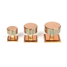 Polished Bronze Judd Cabinet Knob - 32mm (Square) | From The Anvil-Cabinet Knobs-Yester Home