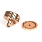 Polished Bronze Judd Cabinet Knob - 38mm (Plain) | From The Anvil - Cabinet Knobs - From The Anvil - Yester Home