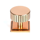 Polished Bronze Judd Cabinet Knob - 38mm (Square) | From The Anvil - Cabinet Knobs - From The Anvil - Yester Home