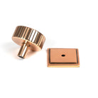 Polished Bronze Judd Cabinet Knob - 38mm (Square) | From The Anvil - Cabinet Knobs - From The Anvil - Yester Home