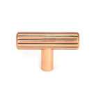 Polished Bronze Judd T-Bar | From The Anvil - Cabinet Knobs - From The Anvil - Yester Home