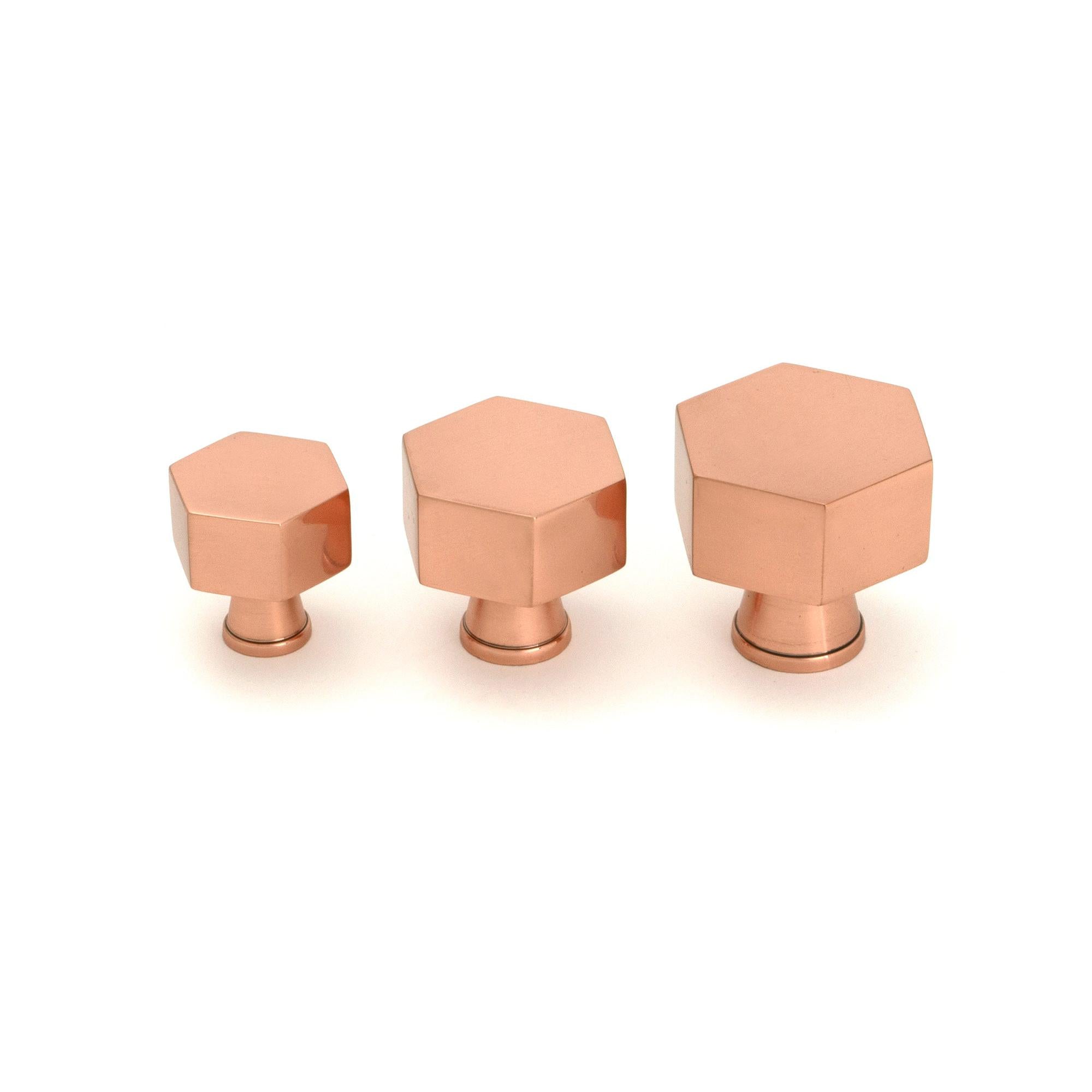 Polished Bronze Kahlo Cabinet Knob - 32mm - Cabinet Knobs - From The Anvil - Yester Home