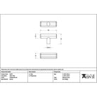 Polished Bronze Kahlo T-Bar - T-Bars - From The Anvil - Yester Home