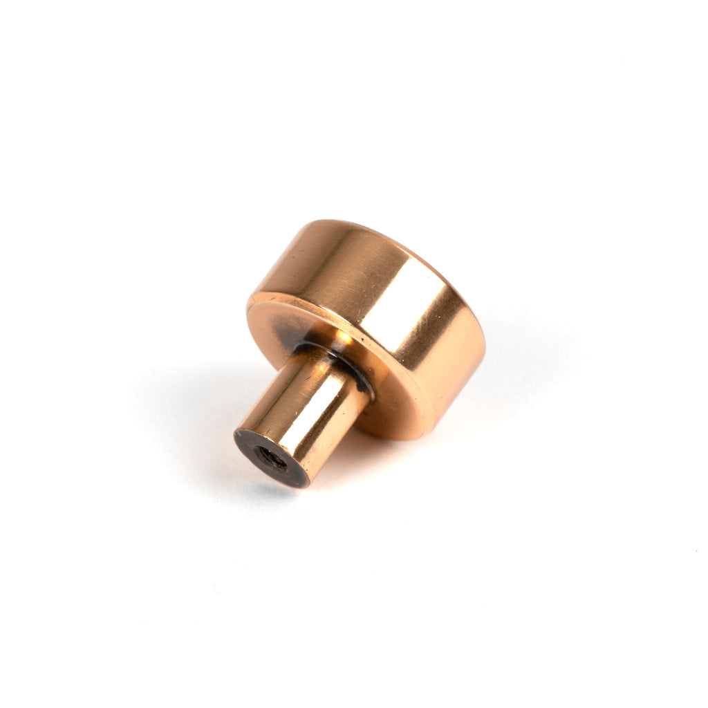 Polished Bronze Kelso Cabinet Knob - 25mm (No rose) | From The Anvil-Cabinet Knobs-Yester Home