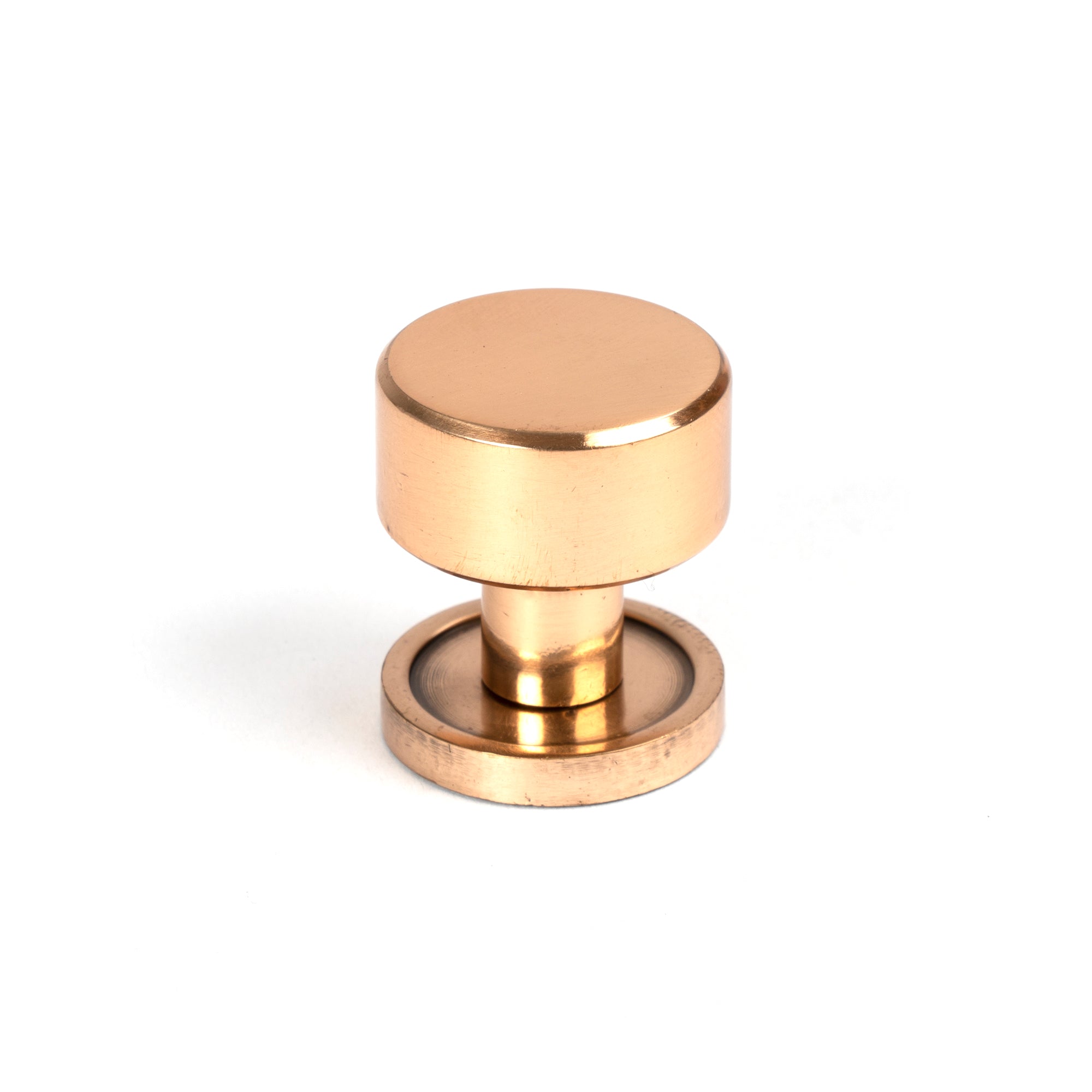 Polished Bronze Kelso Cabinet Knob - 25mm (Plain) | From The Anvil - Cabinet Knobs - From The Anvil - Yester Home