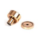 Polished Bronze Kelso Cabinet Knob - 25mm (Plain) | From The Anvil-Cabinet Knobs-Yester Home