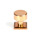 Polished Bronze Kelso Cabinet Knob - 25mm (Square) | From The Anvil - Cabinet Knobs - From The Anvil - Yester Home