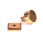 Polished Bronze Kelso Cabinet Knob - 25mm (Square) | From The Anvil-Cabinet Knobs-Yester Home