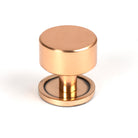 Polished Bronze Kelso Cabinet Knob - 32mm (Plain) | From The Anvil - Cabinet Knobs - From The Anvil - Yester Home