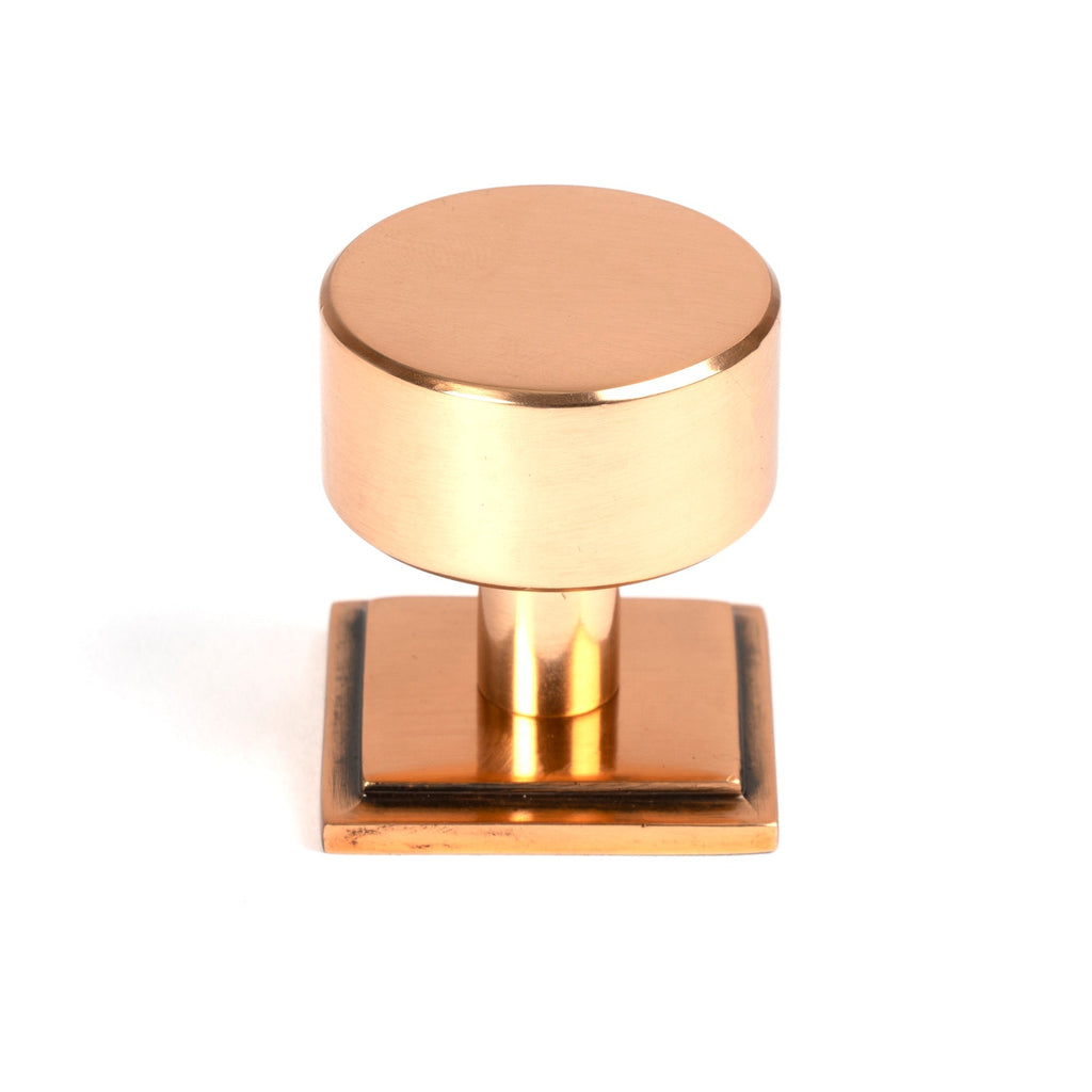 Polished Bronze Kelso Cabinet Knob - 32mm (Square) | From The Anvil