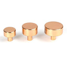 Polished Bronze Kelso Cabinet Knob - 38mm (No rose) | From The Anvil-Cabinet Knobs-Yester Home