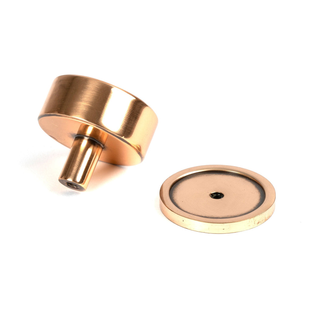 Polished Bronze Kelso Cabinet Knob - 38mm (Plain) | From The Anvil-Cabinet Knobs-Yester Home