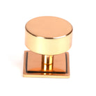 Polished Bronze Kelso Cabinet Knob - 38mm (Square) | From The Anvil-Cabinet Knobs-Yester Home