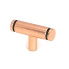 Polished Bronze Kelso T-Bar | From The Anvil-Cabinet Knobs-Yester Home