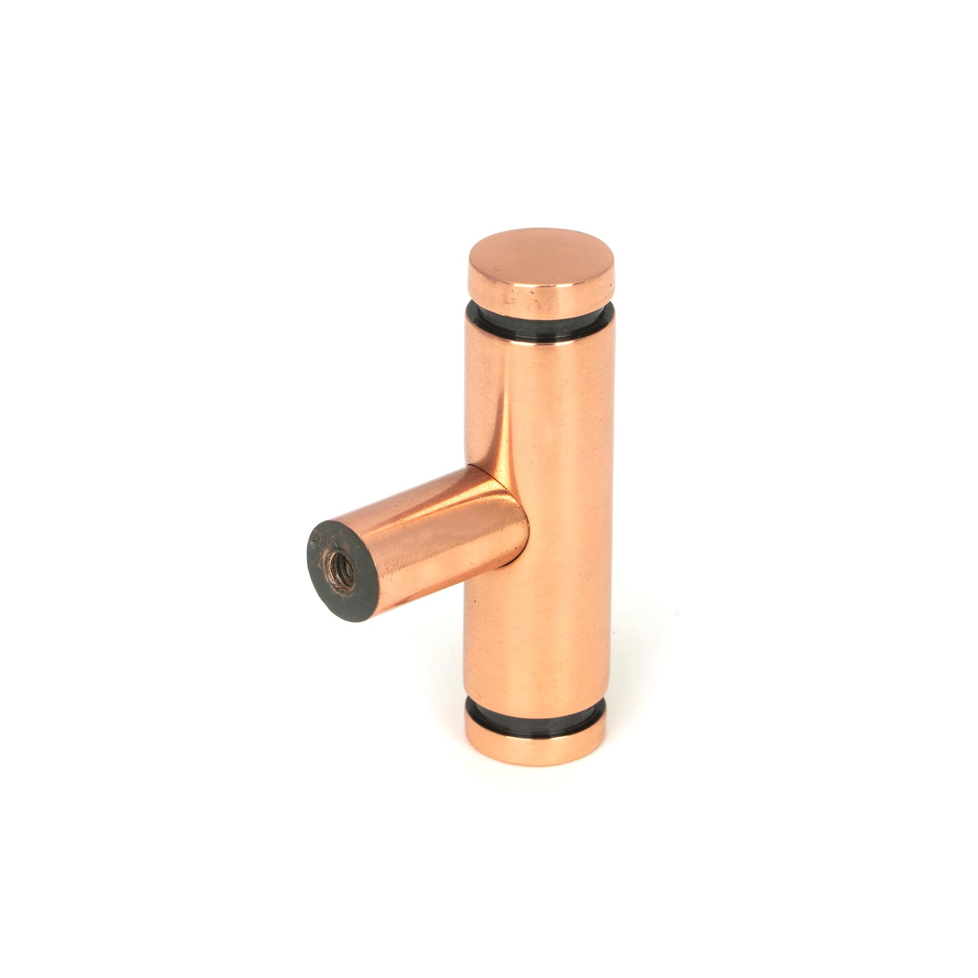 Polished Bronze Kelso T-Bar | From The Anvil-Cabinet Knobs-Yester Home
