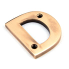 Polished Bronze Letter D | From The Anvil-Letters-Yester Home