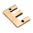 Polished Bronze Letter E | From The Anvil-Letters-Yester Home