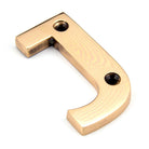 Polished Bronze Letter J | From The Anvil - Letters - From The Anvil - Yester Home