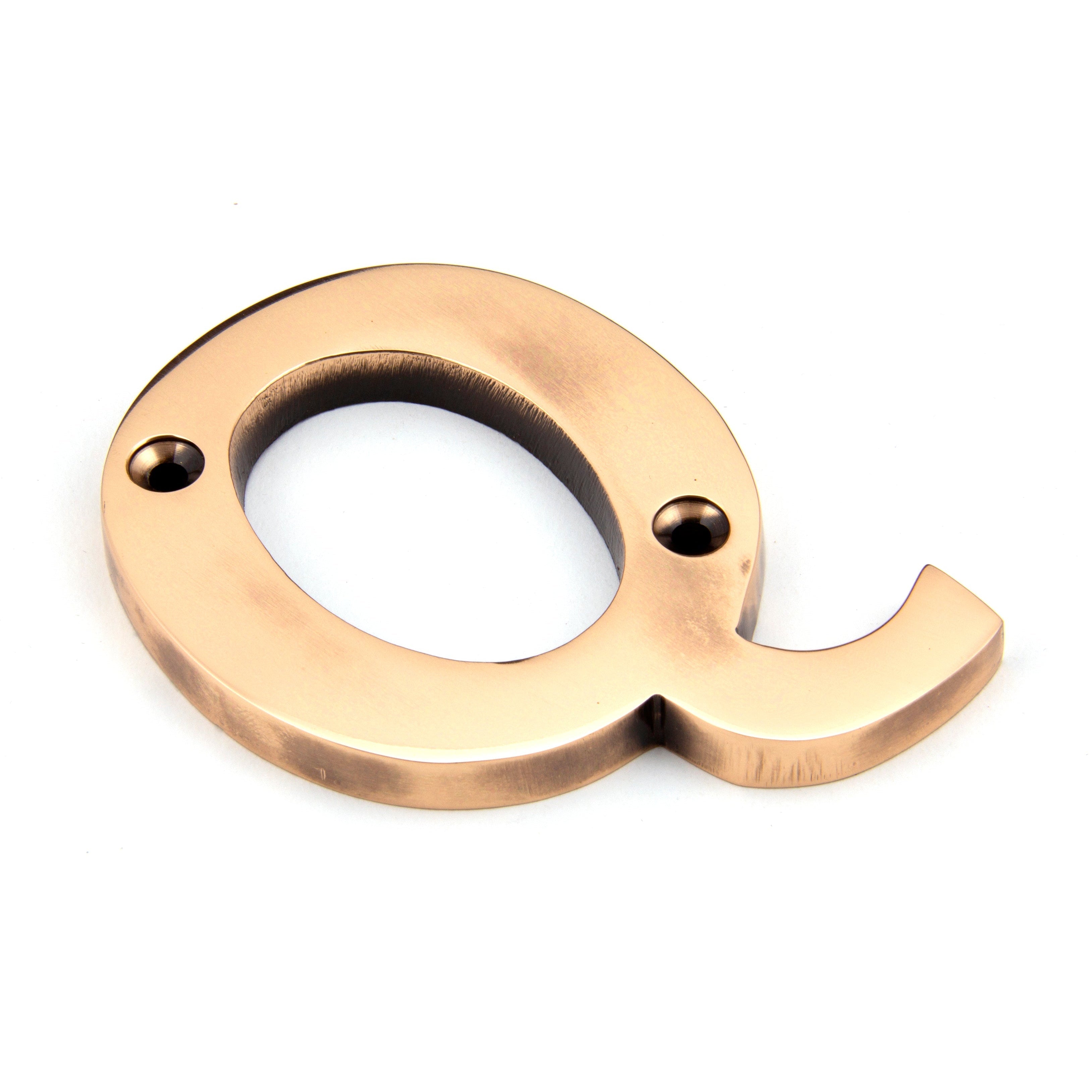 Polished Bronze Letter Q | From The Anvil-Letters-Yester Home