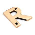 Polished Bronze Letter R | From The Anvil - Letters - From The Anvil - Yester Home