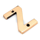 Polished Bronze Letter Z | From The Anvil - Letters - From The Anvil - Yester Home