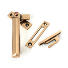 Polished Bronze Locking Art Deco Fastener - LH - Locking Fasteners - From The Anvil - Yester Home