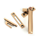 Polished Bronze Locking Art Deco Fastener - RH - Locking Fasteners - From The Anvil - Yester Home