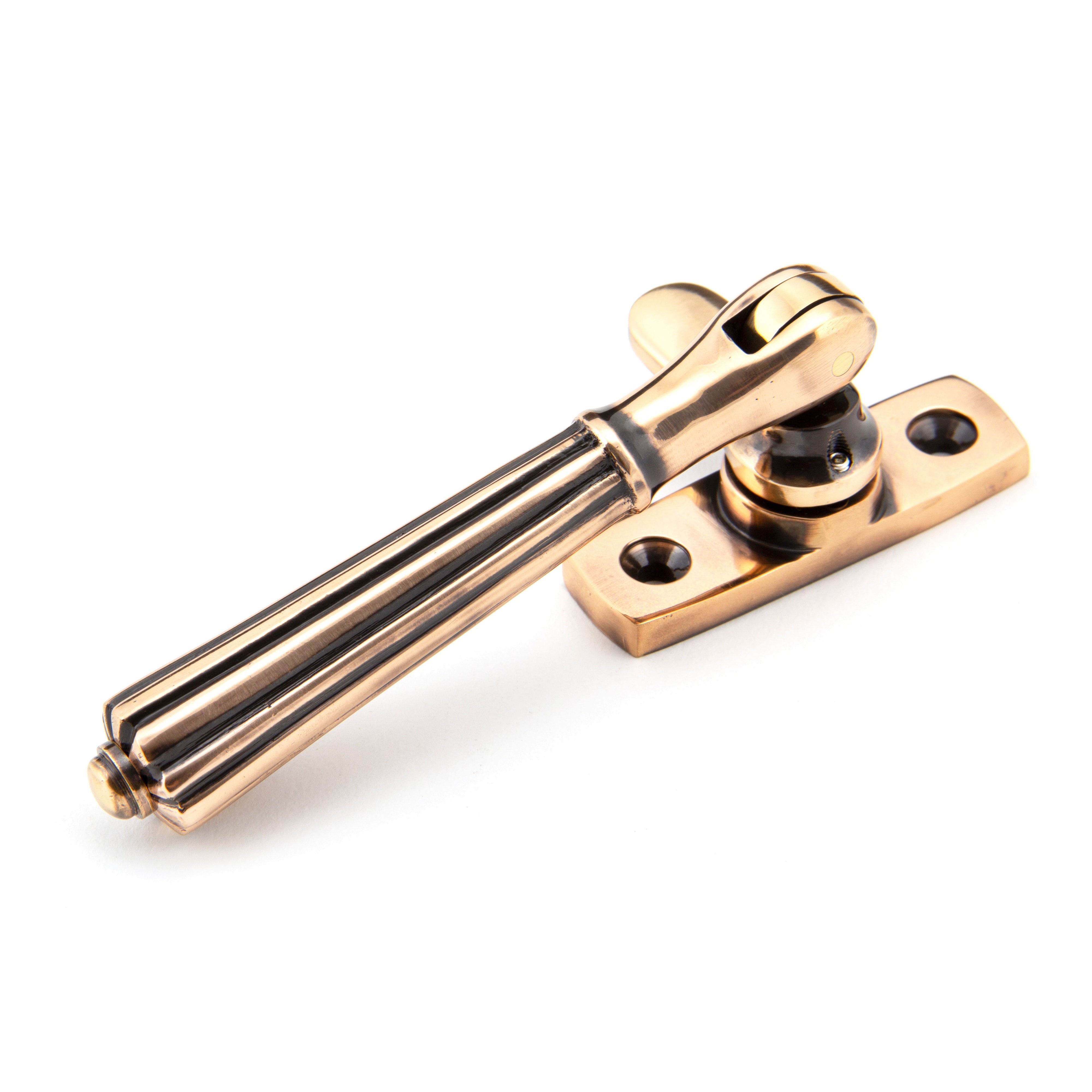 Polished Bronze Locking Hinton Fastener | From The Anvil-Locking Fasteners-Yester Home