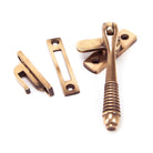 Polished Bronze Locking Reeded Fastener | From The Anvil - Locking Fasteners - From The Anvil - Yester Home