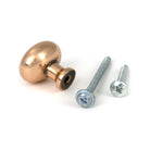 Polished Bronze Moore Cabinet Knob - 25mm - Cabinet Knobs - From The Anvil - Yester Home