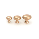 Polished Bronze Moore Cabinet Knob - 32mm - Cabinet Knobs - From The Anvil - Yester Home