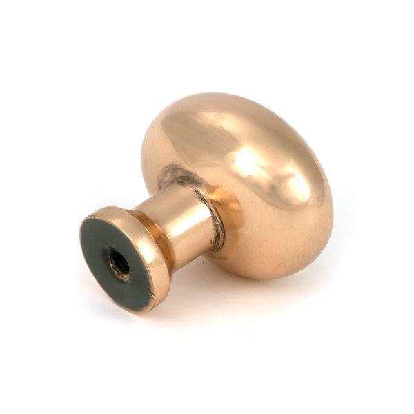 Polished Bronze Moore Cabinet Knob - 32mm - Cabinet Knobs - From The Anvil - Yester Home