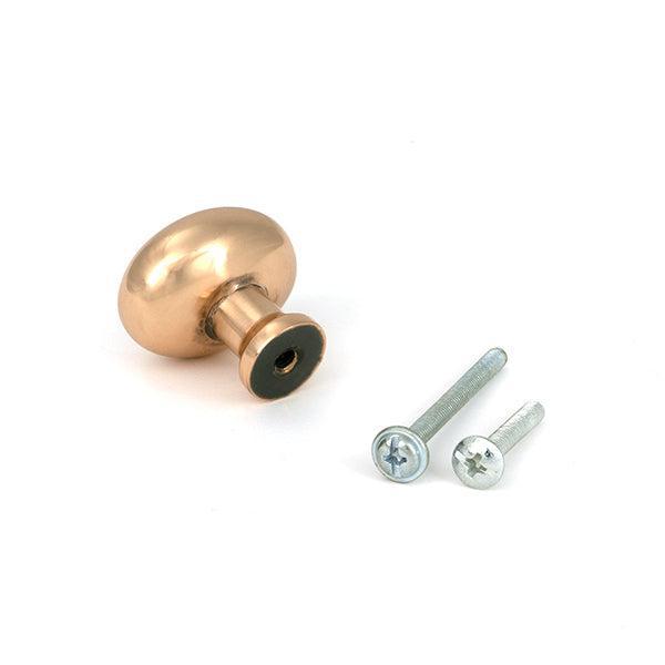 Polished Bronze Moore Cabinet Knob - 32mm - Cabinet Knobs - From The Anvil - Yester Home