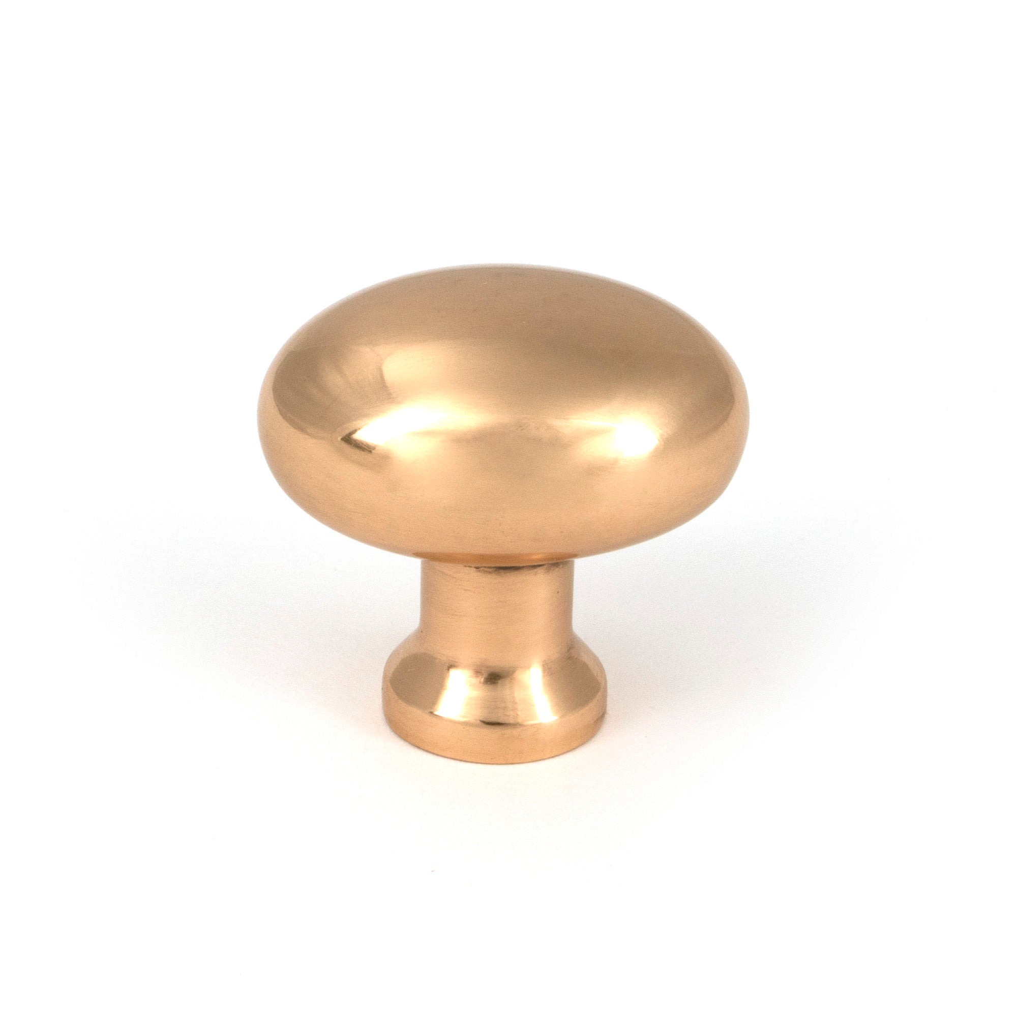 Polished Bronze Moore Cabinet Knob - 32mm - Cabinet Knobs - From The Anvil - Yester Home