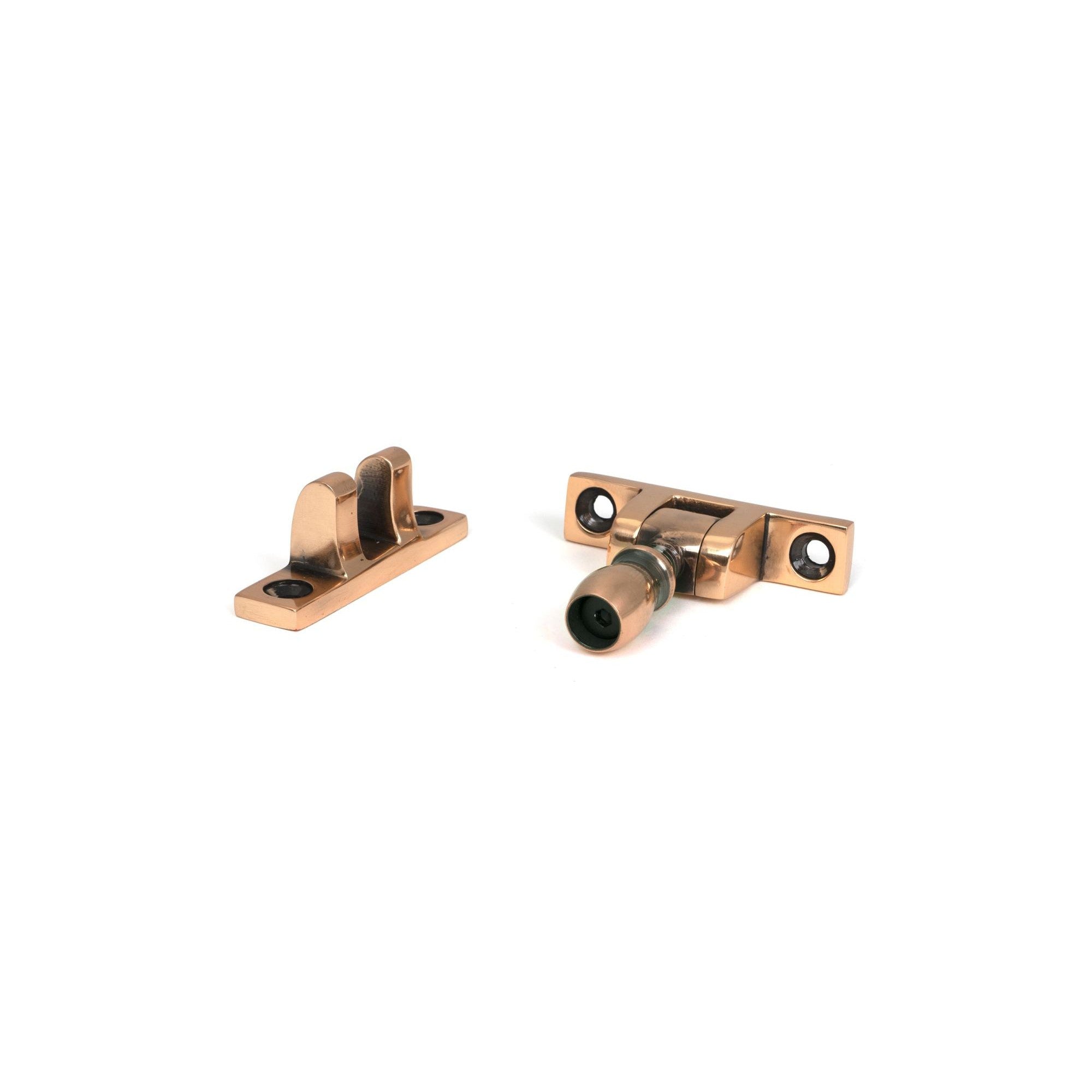 Polished Bronze Mushroom Brighton Fastener - Narrow (Square) | From The Anvil - Brighton Fasteners - From The Anvil - Yester Home