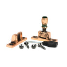 Polished Bronze Mushroom Brighton Fastener - Narrow (Square) | From The Anvil - Brighton Fasteners - From The Anvil - Yester Home