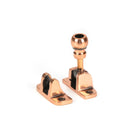 Polished Bronze Mushroom Brighton Fastener (Radiused) | From The Anvil - Fasteners - From The Anvil - Yester Home