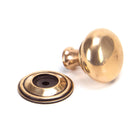 Polished Bronze Mushroom Cabinet Knob 32mm | From The Anvil - Cabinet Knobs - From The Anvil - Yester Home