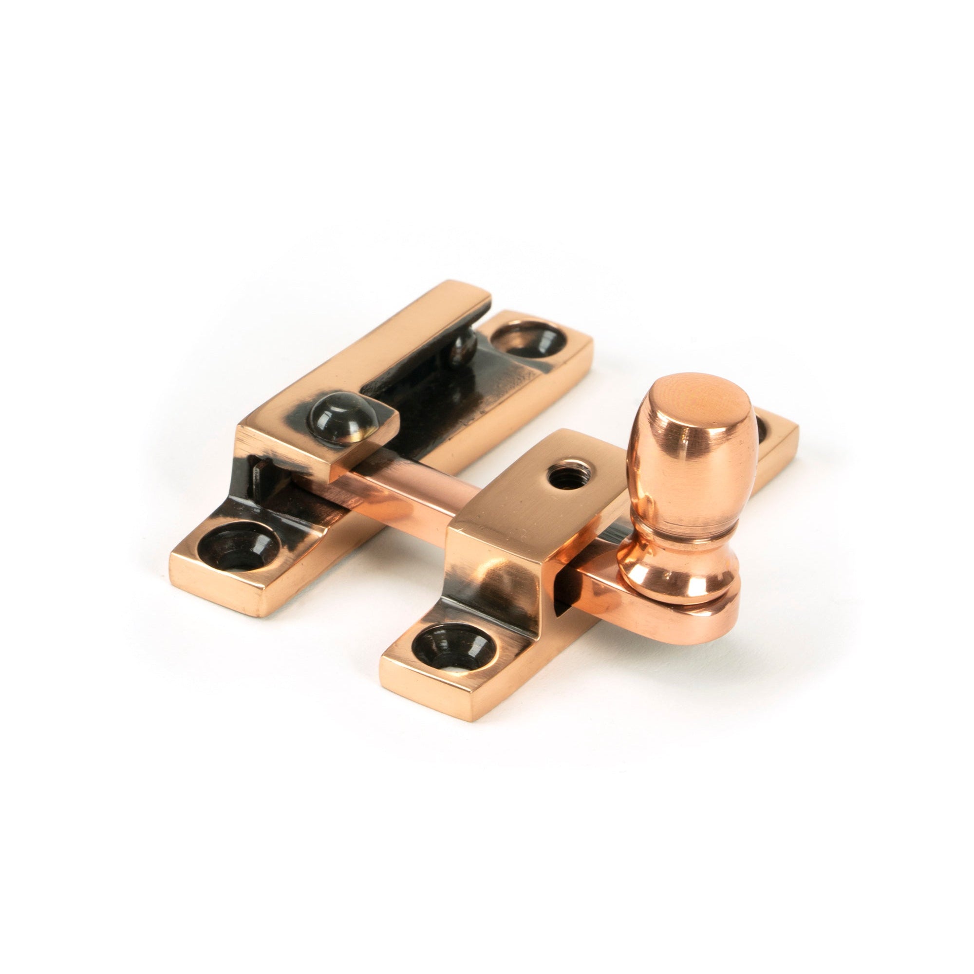 Polished Bronze Mushroom Quadrant Fastener - Narrow | From The Anvil-Quadrant Fasteners-Yester Home