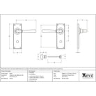 Polished Bronze Newbury Lever Bathroom Set | From The Anvil-Lever Bathroom-Yester Home