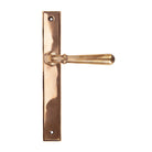 Polished Bronze Newbury Slimline Lever Latch Set | From The Anvil - Espagnolette - From The Anvil - Yester Home