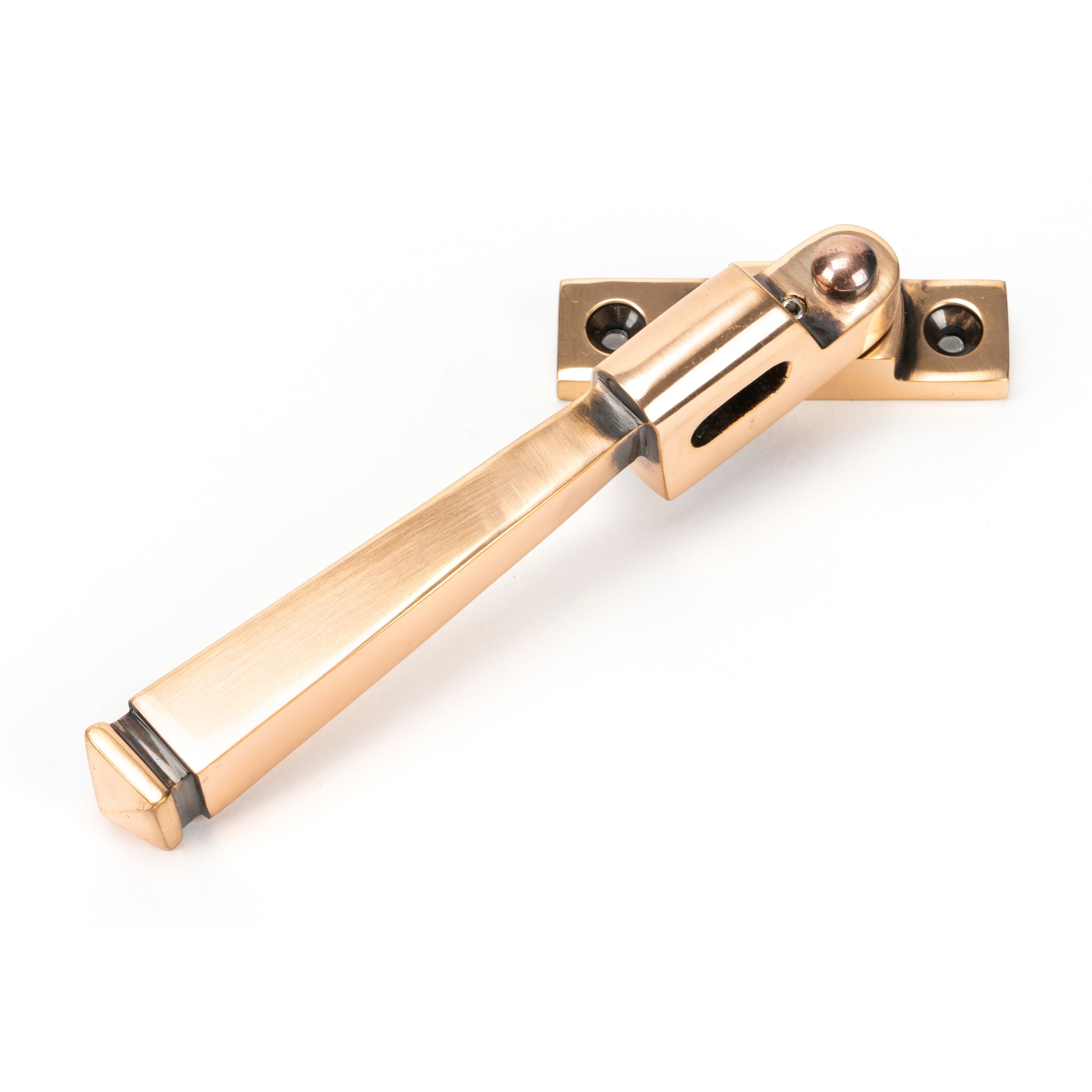 Polished Bronze Night-Vent Locking Avon Fastener | From The Anvil-Night-Vent Fasteners-Yester Home