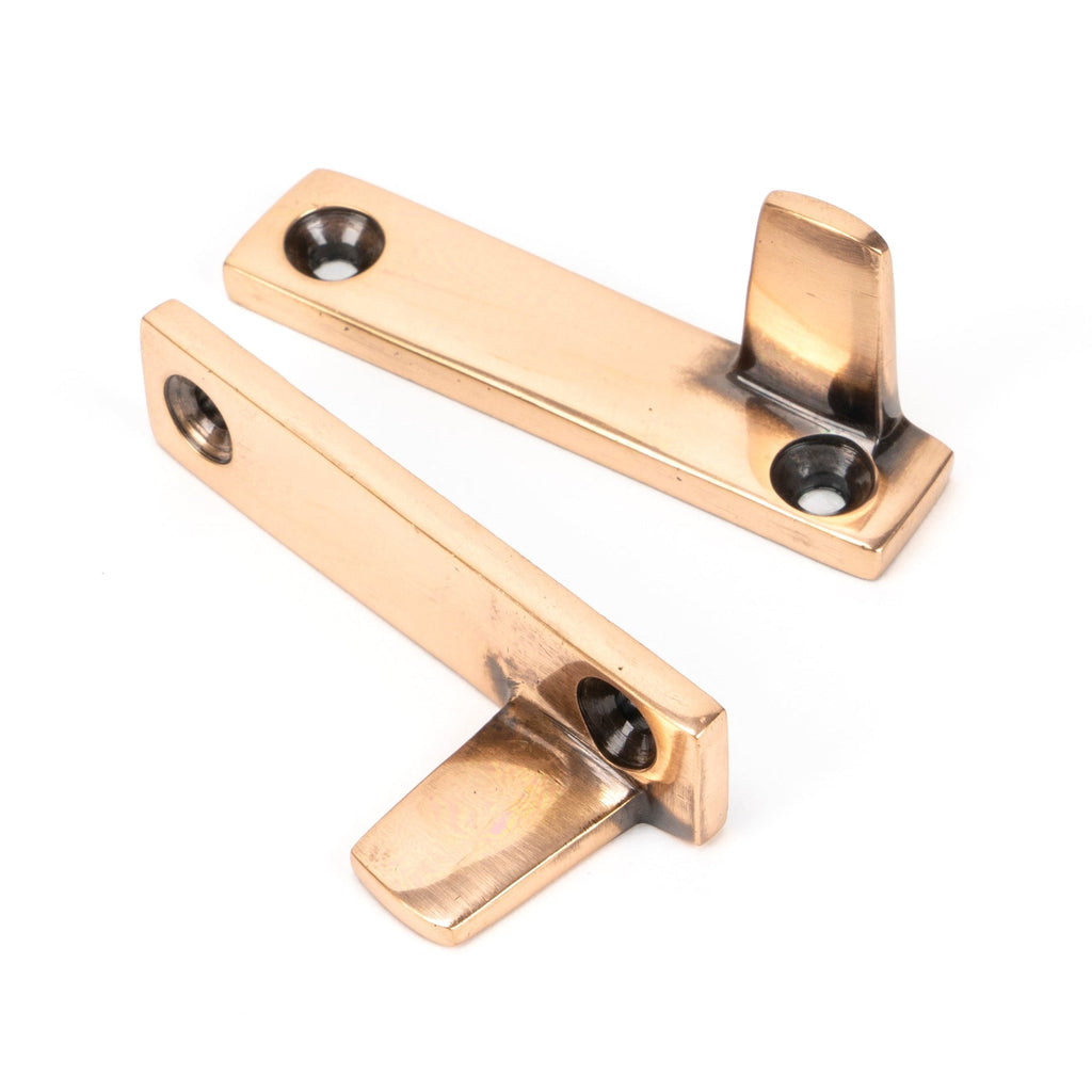 Polished Bronze Night-Vent Locking Avon Fastener | From The Anvil-Night-Vent Fasteners-Yester Home