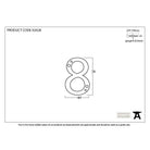 Polished Bronze Numeral 8 | From The Anvil-Numerals-Yester Home
