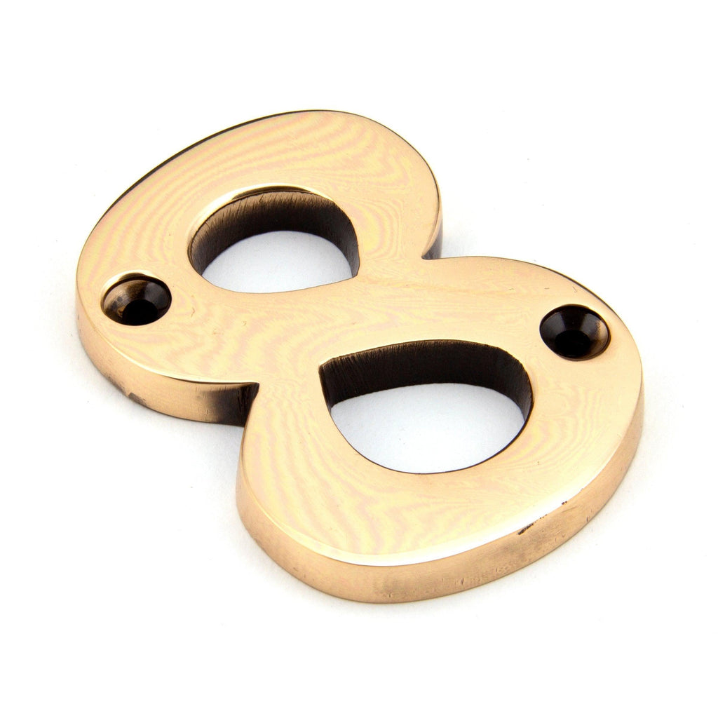 Polished Bronze Numeral 8 | From The Anvil-Numerals-Yester Home