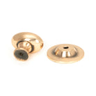 Polished Bronze Oval Cabinet Knob 33mm | From The Anvil-Cabinet Knobs-Yester Home