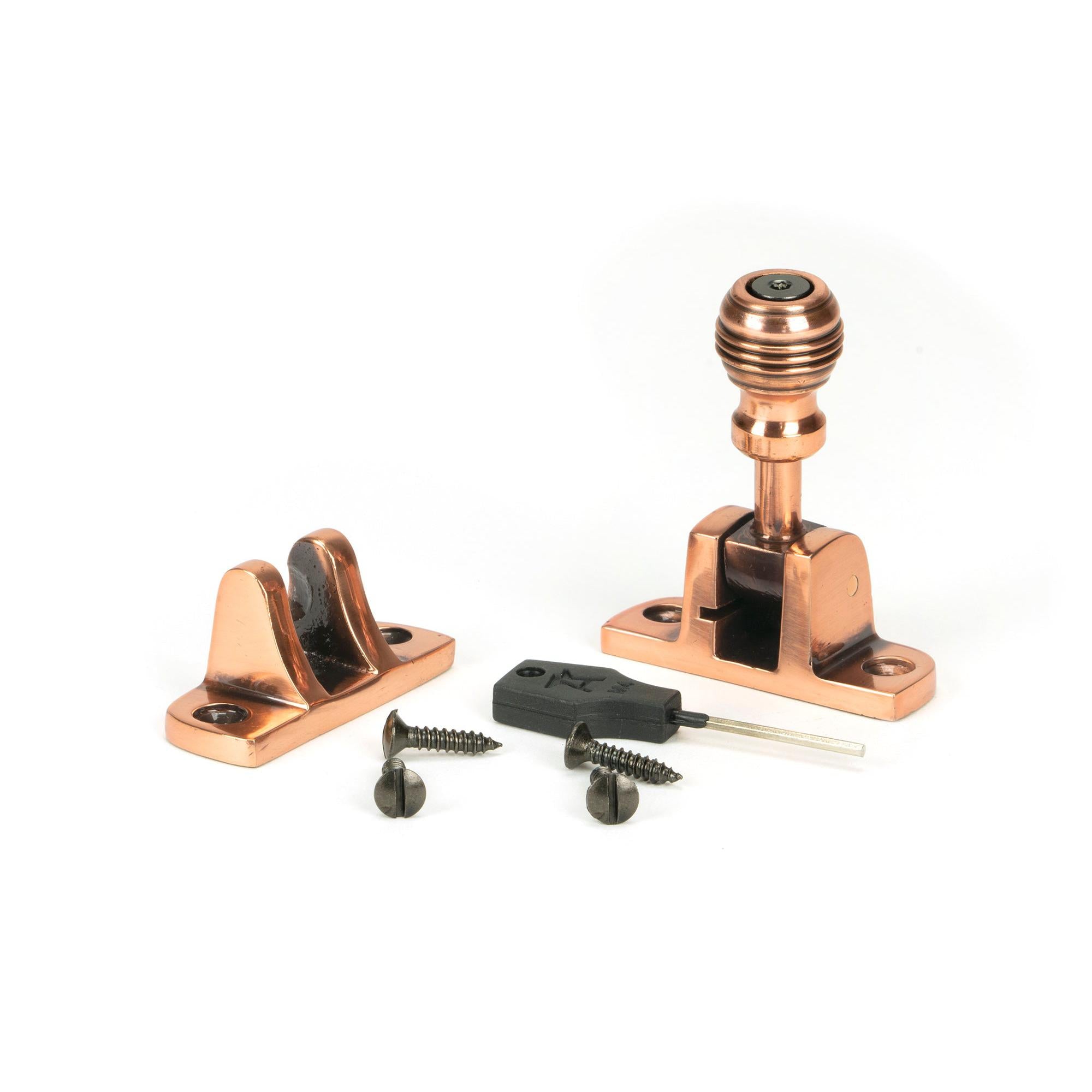Polished Bronze Prestbury Brighton Fastener (Radiused) | From The Anvil - Fasteners - From The Anvil - Yester Home