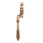 Polished Bronze Reeded Espag - LH | From The Anvil - Espag. Fasteners - From The Anvil - Yester Home