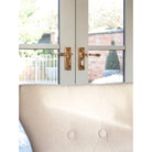 Polished Bronze Reeded Lever Latch Set | From The Anvil-Lever Latch-Yester Home